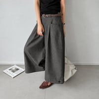 cropped tuck wide pants　NK2601