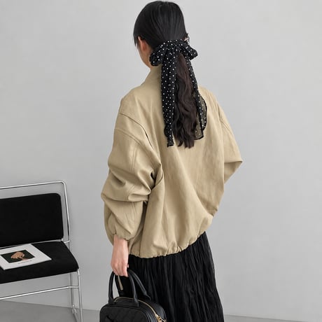 stand collar zip blouson /3color　NK2577