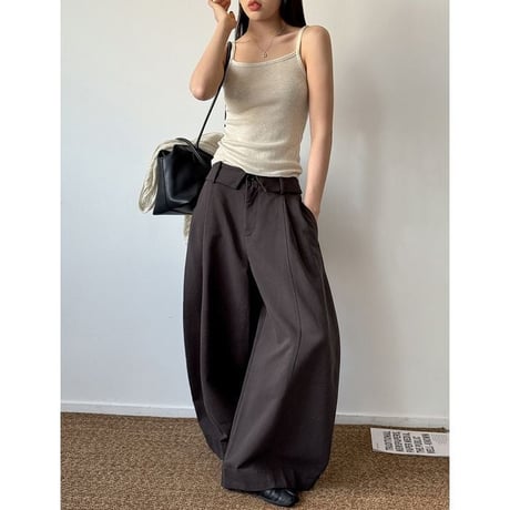 waist design wide pants　NK2652