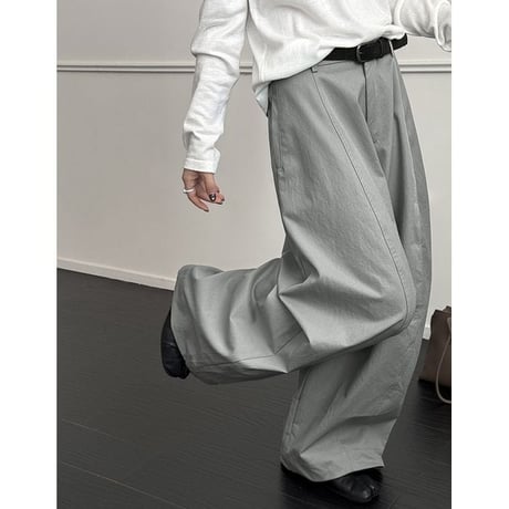 center stitich wide pants　NK2653