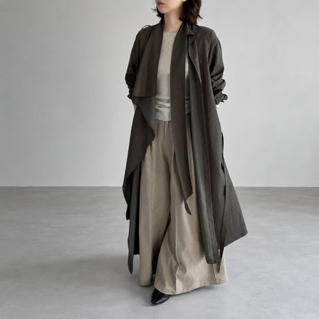 drape design long coat　NK2566