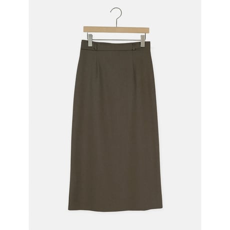 back slit i line skirt　NK2761