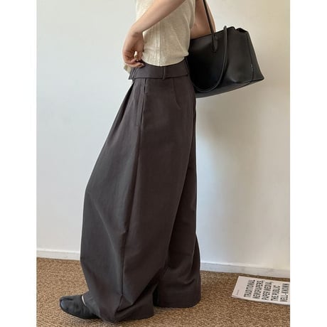 waist design wide pants　NK2652