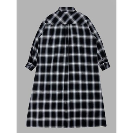 plaid shirt one piece　NK2672