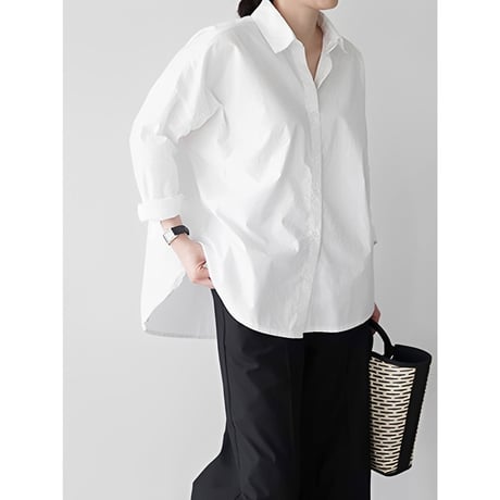 oversized basic long shirt　NK2523