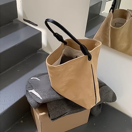 suede like knot tote bag　NK2257