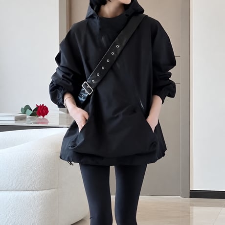 oversized hooded blouson /2color　NK2490