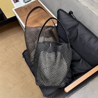 mesh knit shoulder bag /3color　NK2460
