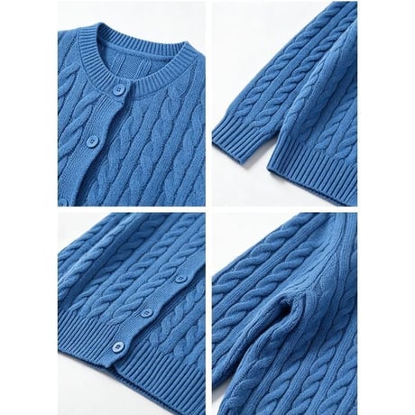 cable knit cardigan /4color　NK2627