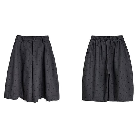 dot pattern culotte pants　NK2772