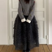 tiered tulle skirt /2color　NK2696