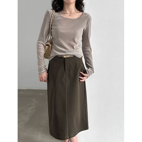 wide neck pullover/2color　NK2658