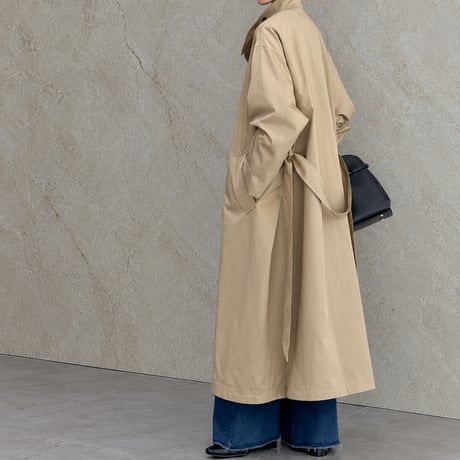 stand collar trench coat　NK2576