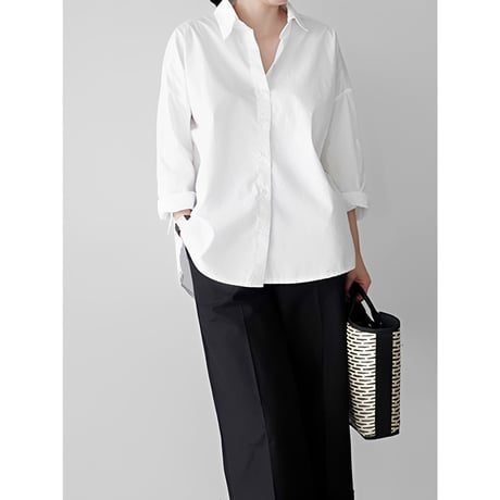 oversized basic long shirt　NK2523