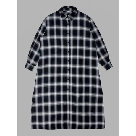 plaid shirt one piece　NK2672