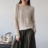 geometric knit top　NK2637