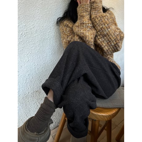 tucked cropped pants　NK2600