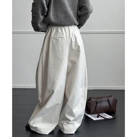 center stitich wide pants　NK2653