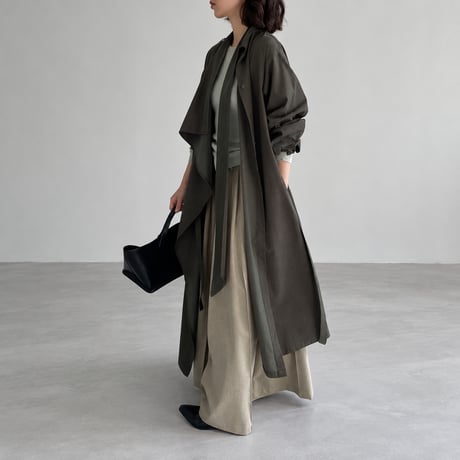 drape design long coat　NK2566