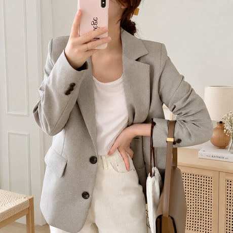 hooded loose parka jacket　NK2497