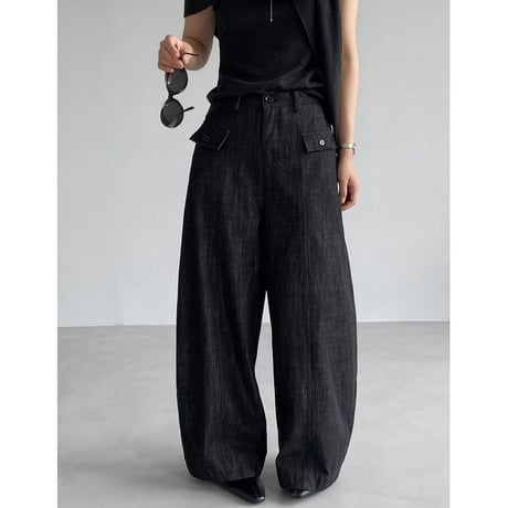 flap pocket denim pants　NK2650