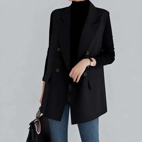tailored long gilet /2color　NK2504