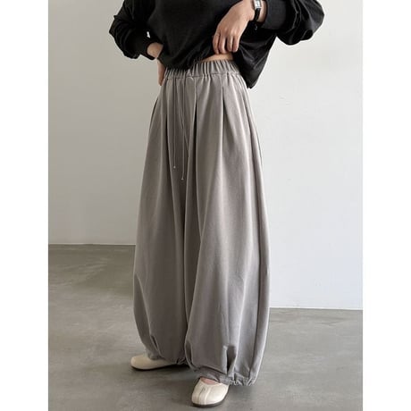 drawstring tuck baloon pants　NK2645