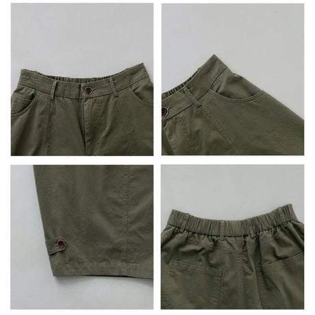 adjustable hem wide pants　NK2617