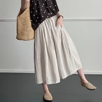 relaxed tuck wide pants /2color　NK2392