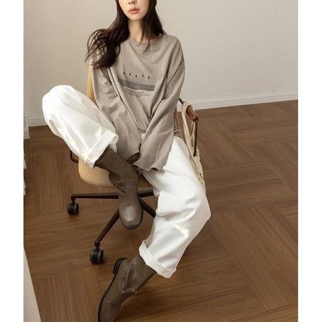 straight wide pants　NK2602