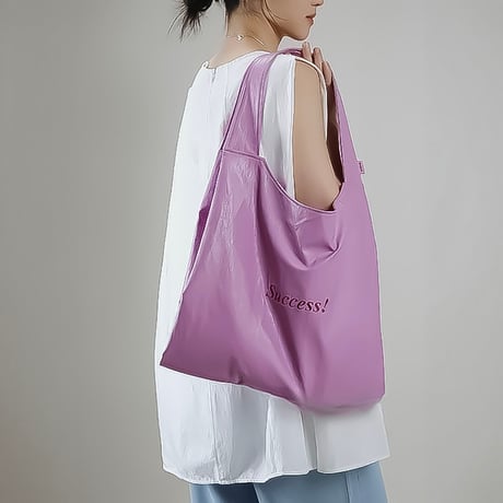 logo print soft tote bag　NK2329