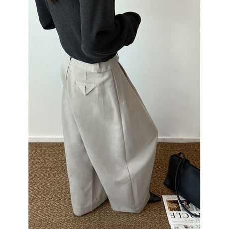waist design wide pants　NK2652