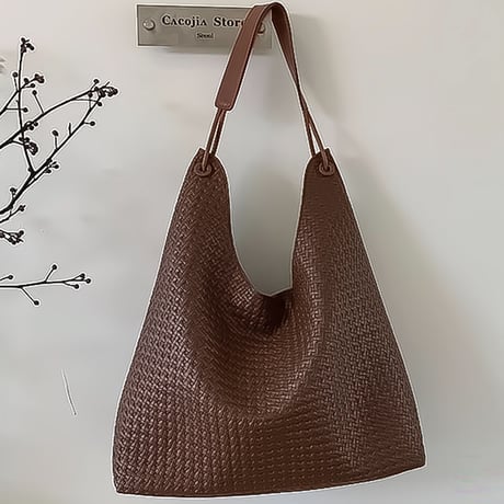 mesh weave tote bag /4color　NK2349