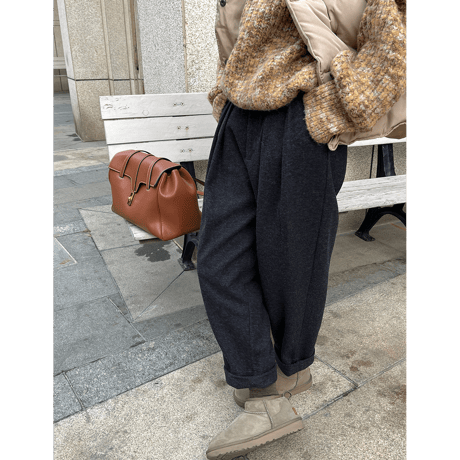 tucked cropped pants　NK2600