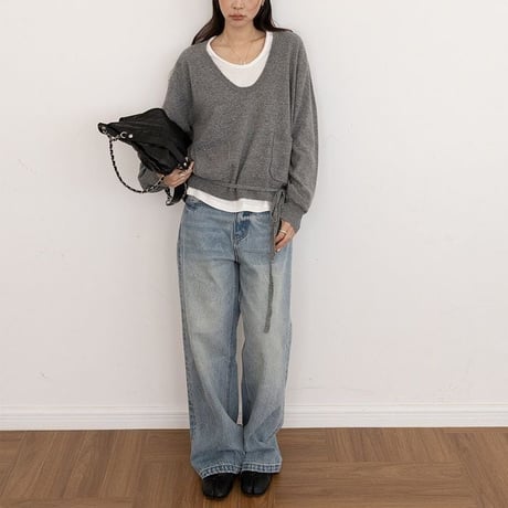 straight wide pants　NK2602