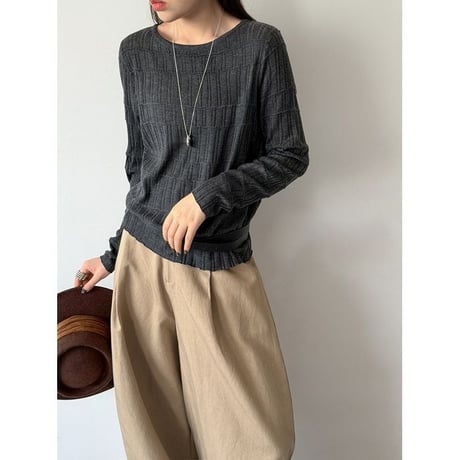 geometric knit top　NK2637