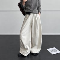 center stitich wide pants　NK2653