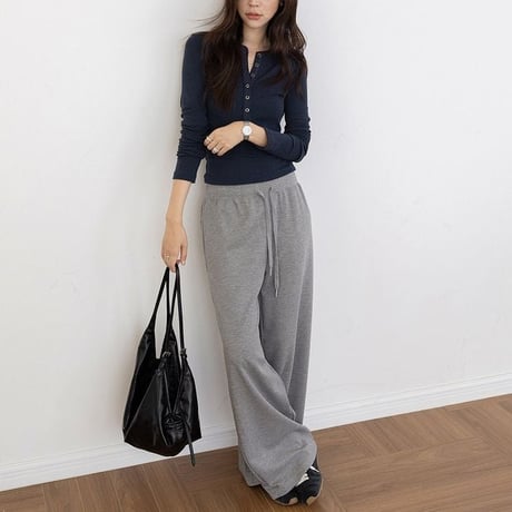 drawstring straight pants　NK2643