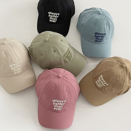 logo embroidery casual cap /5color　NK2708