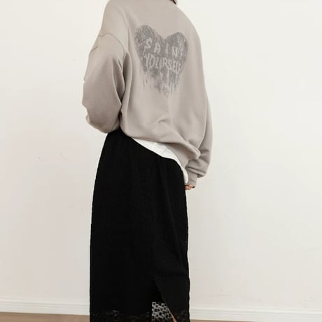 heart print pullover　NK2628