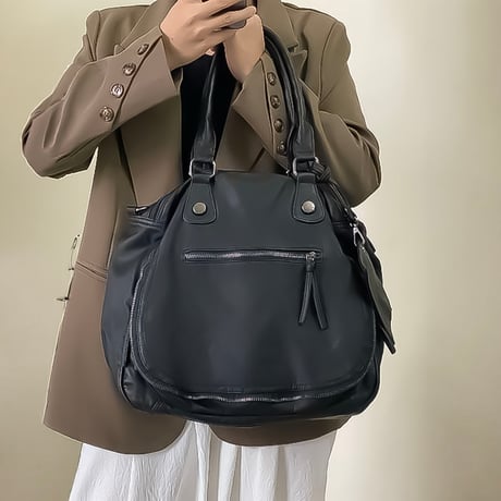 soft faux leather 3way bag　NK2348