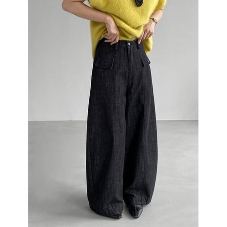 flap pocket denim pants　NK2650