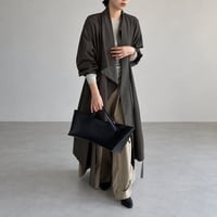 drape design long coat　NK2566