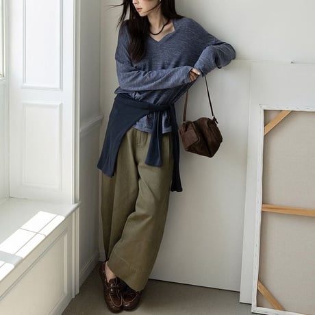 nuance color pullover　NK2618