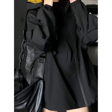hooded oversized blouson /2color　NK2668