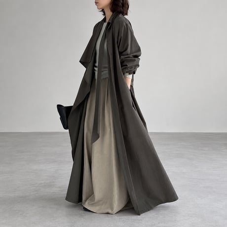 drape design long coat　NK2566