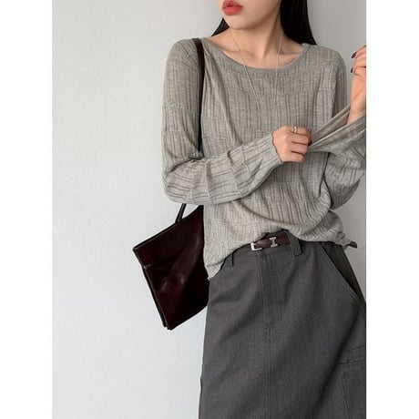 geometric knit top　NK2637