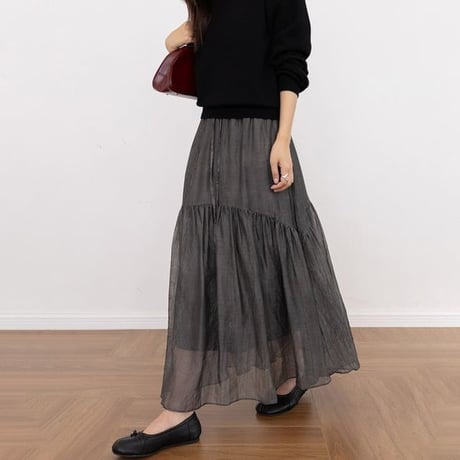 tiered sheer skirt　NK2612