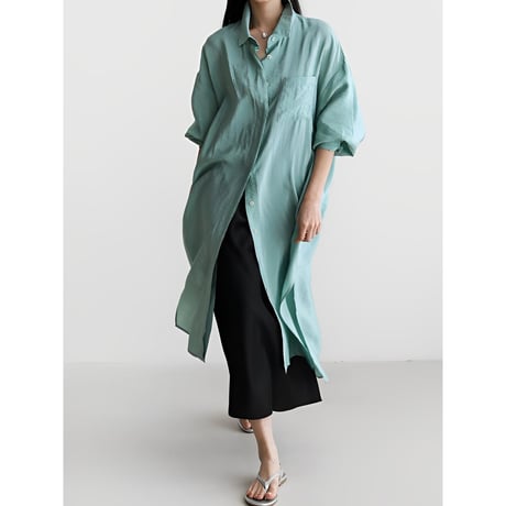 oversized long shirt /4color　NK2670