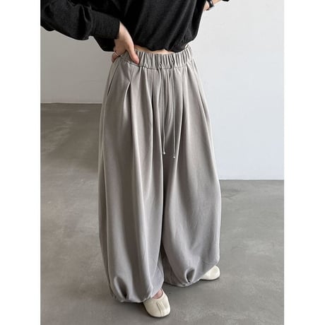 drawstring tuck baloon pants　NK2645